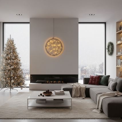 Brilagi - LED Decorazione natalizia da esterno LED/2,6W/230V IP44 cerchio da 46 cm