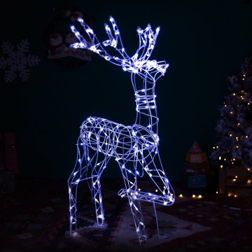 BRILAGI - LED decorazione natalizia da esterno LED/3,6W/230V 120 cm IP44 renna bianco freddo