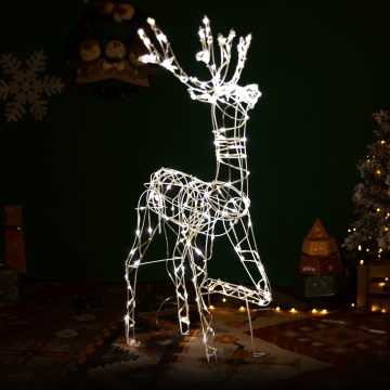 Brilagi - LED decorazione natalizia da esterno LED/3,6W/31/230V 2700K 75 cm IP44 renna