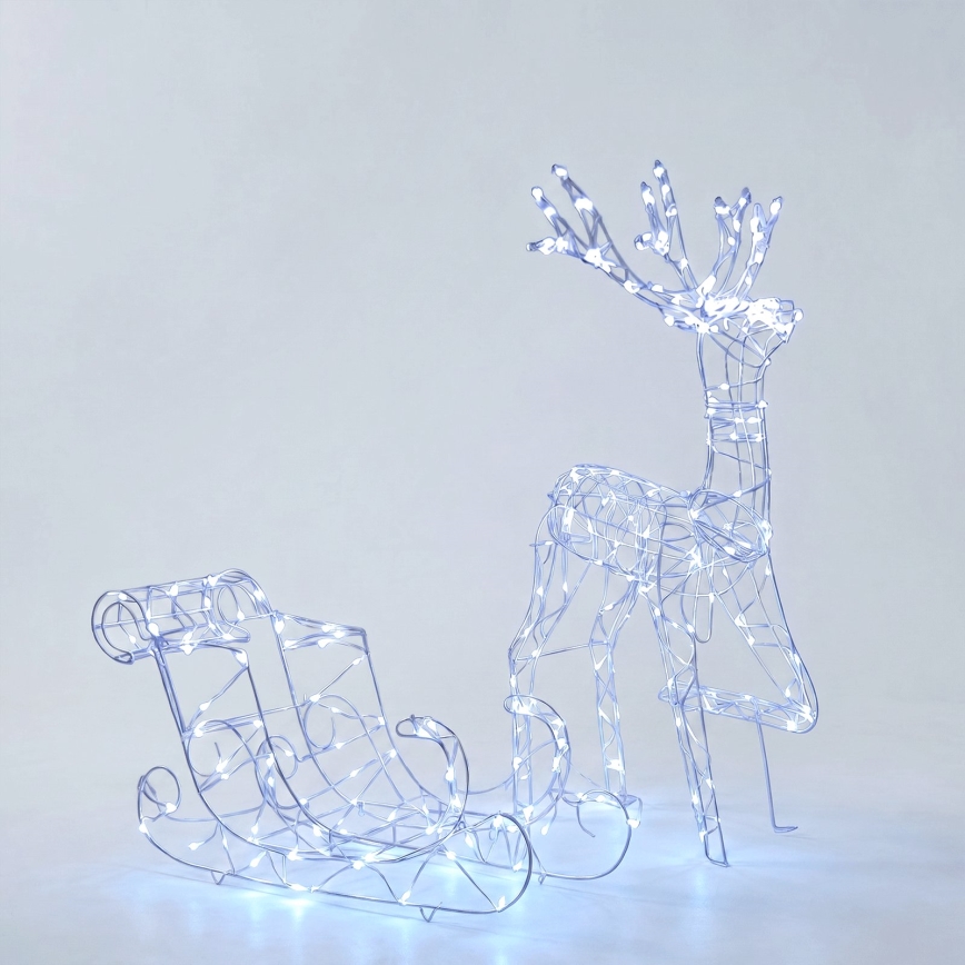 BRILAGI - LED Decorazione natalizia da esterno LED/3,6W/8 funzioni 100 cm IP44 bianco freddo