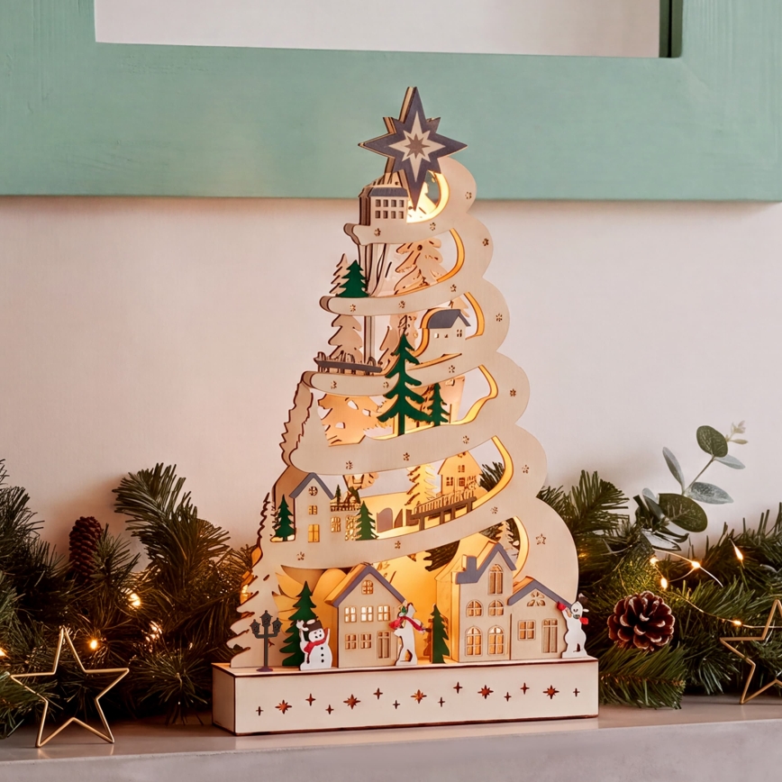 BRILAGI - LED decorazione natalizia LED/2xAA alberello