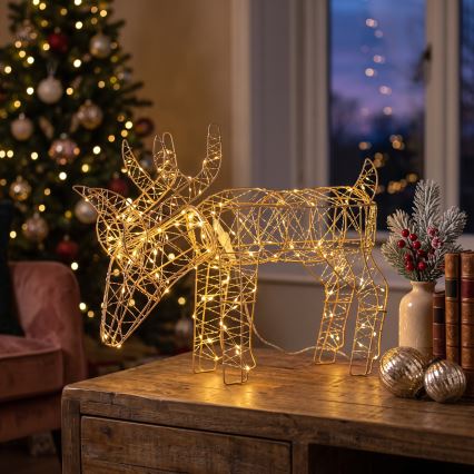 BRILAGI - LED Decorazione natalizia per esterni LED/3,3W/230V IP44 56x43 cm renna
