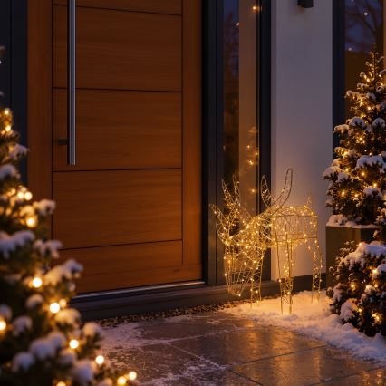 BRILAGI - LED Decorazione natalizia per esterni LED/3,3W/230V IP44 56x43 cm renna