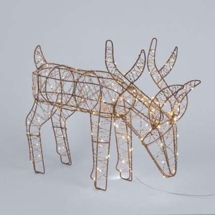BRILAGI - LED Decorazione natalizia per esterni LED/3,3W/230V IP44 56x43 cm renna