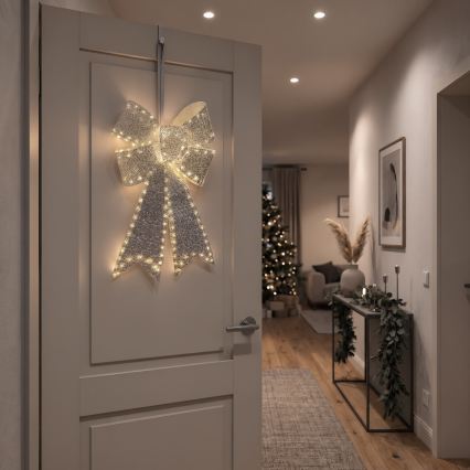 BRILAGI - LED Decorazione natalizia per esterni LED/3,3W/230V IP44 fiocco argentato