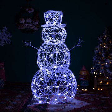Brilagi - LED decorazione natalizia per esterni LED/3,6W/31/230V 6500K 90 cm IP44 pupazzo di neve