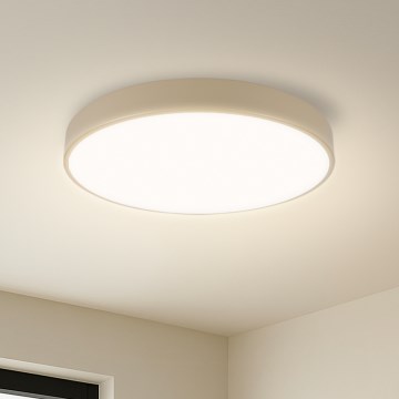 Brilagi - LED Dimmable Plafoniera POOL SMART LED/48W/230V Ø 40 cm Wi-Fi Tuya beige + telecomando