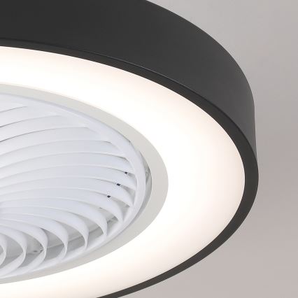 Brilagi - Lampada da soffitto dimmerabile a LED con ventilatore LED/30W/230V 3000-6500K nero + telecomando