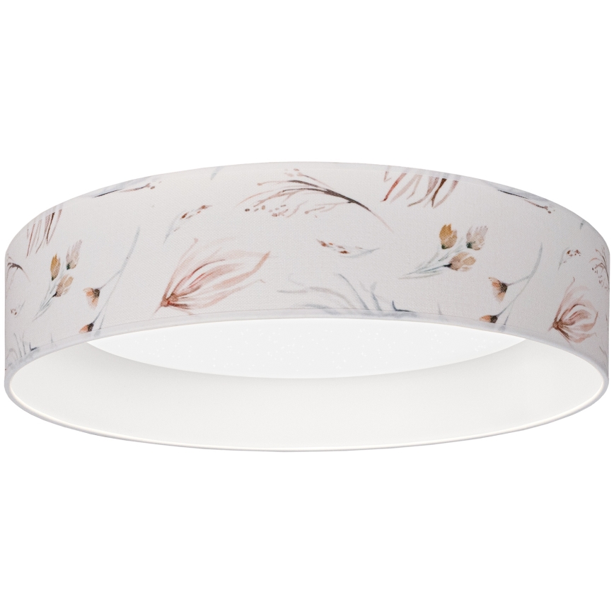 Brilagi - Plafoniera dimmerabile a LED VELVET SMARTIX STARS LED/36W/230V 3000-6000K Ø 55 cm bianco con motivo floreale Wi-Fi Tuya Beacon + telecomando