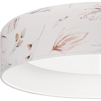 Brilagi - Plafoniera dimmerabile a LED VELVET SMARTIX STARS LED/36W/230V 3000-6000K Ø 55 cm bianco con motivo floreale Wi-Fi Tuya Beacon + telecomando