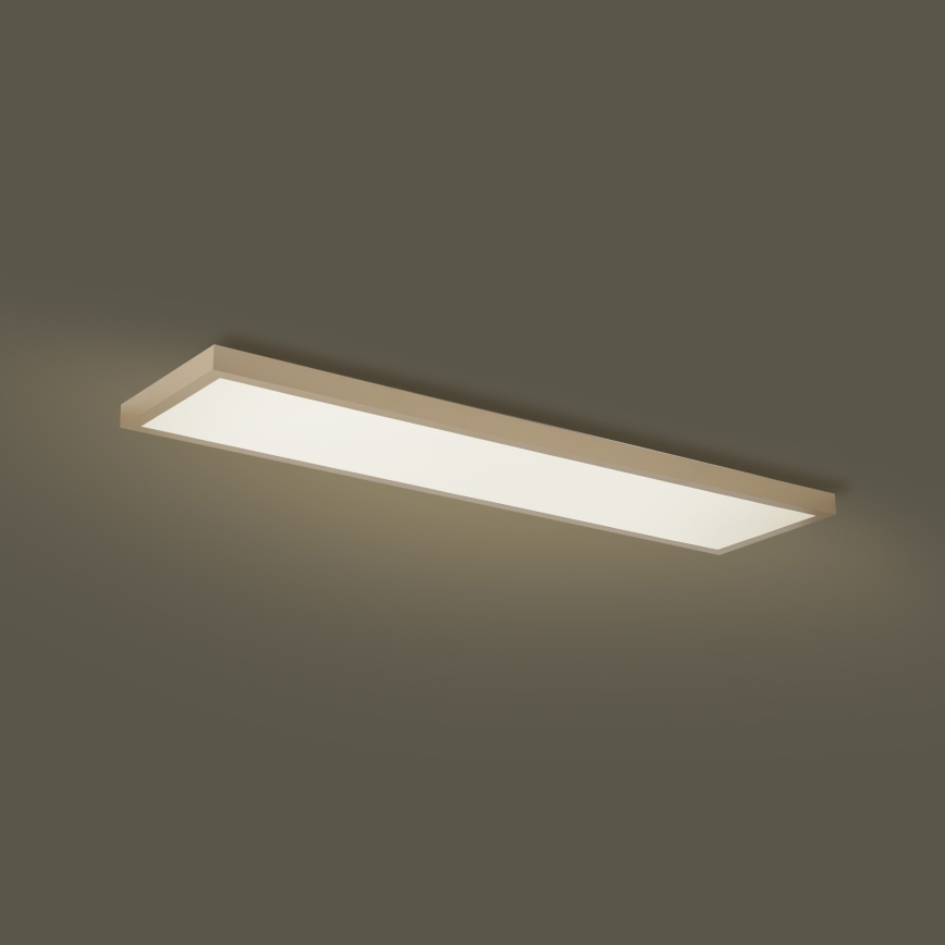 Brilagi - Plafoniera da bagno dimmerabile a LED FRAME SMART LED/50W/230V 120x30 cm 3000-6000K IP44 beige + telecomando