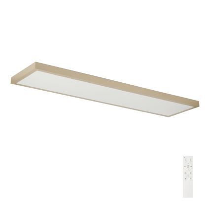 Brilagi - Plafoniera da bagno dimmerabile a LED FRAME SMART LED/50W/230V 120x30 cm 3000-6000K IP44 beige + telecomando