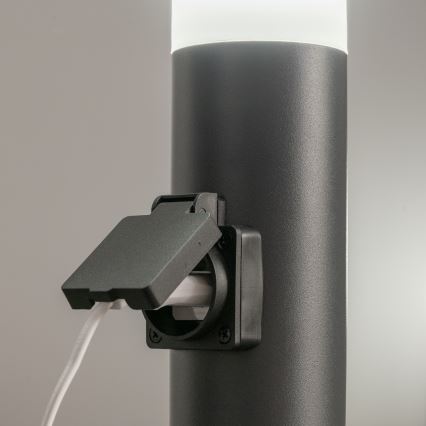 BRILAGI - Lampada LED da esterno dimmerabile con presa integrata ELIA 1xE27/6W/230V 2700-6500K IP44 Wi-Fi 50 cm antracite