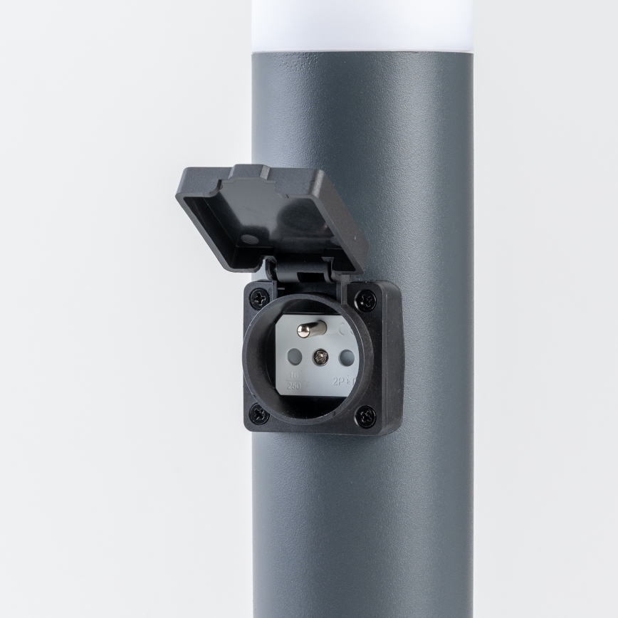 BRILAGI - Lampada LED da esterno dimmerabile con presa integrata ELIA 1xE27/6W/230V 2700-6500K IP44 Wi-Fi 50 cm antracite