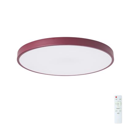 Brilagi - Plafoniera LED dimmerabile POOL LED/60W/230V 3000-6000K Ø 60 cm bordeaux + telecomando