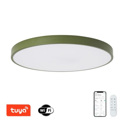 Brilagi - Lampada LED dimmerabile POOL SMART LED/100W/230V Ø 80 cm Wi-Fi Tuya + telecomando verde