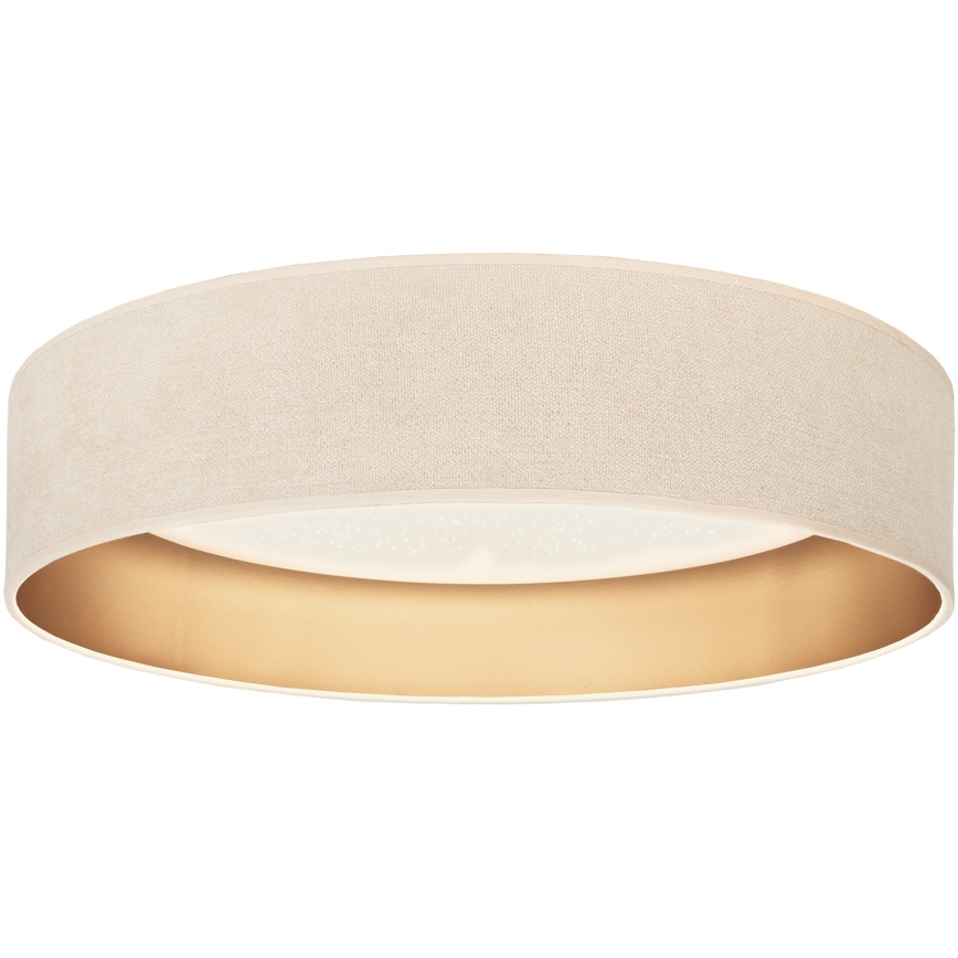Brilagi - Plafoniera LED dimmerabile VELVET SMARTIX STARS LED/36W/230V 3000-6000K Ø 55 cm crema/oro Wi-Fi Tuya Beacon + telecomando