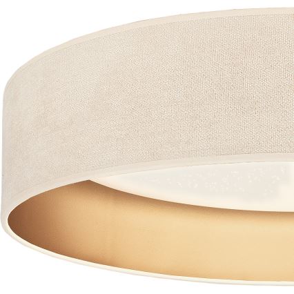 Brilagi - Plafoniera LED dimmerabile VELVET SMARTIX STARS LED/36W/230V 3000-6000K Ø 55 cm crema/oro Wi-Fi Tuya Beacon + telecomando
