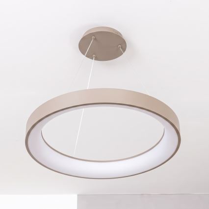 BRILAGI - LED lampadario dimmerabile a cavo FALCON II LED/99W/230V 3000-6500K Ø 60 cm beige + telecomando