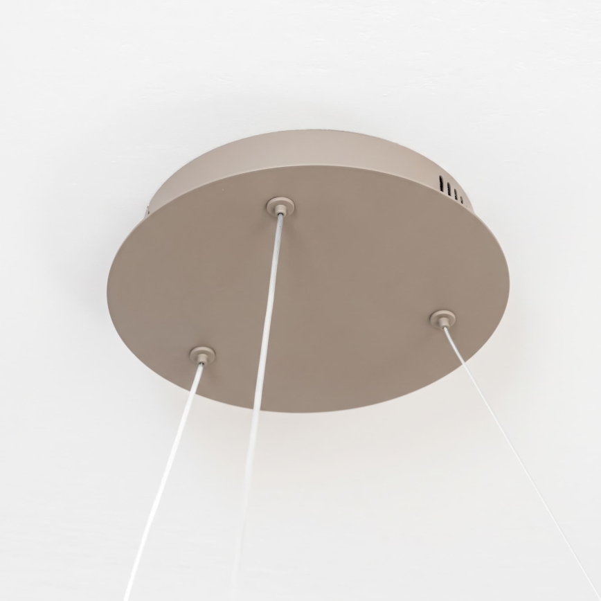 BRILAGI - LED lampadario dimmerabile a cavo FALCON II LED/99W/230V 3000-6500K Ø 60 cm beige + telecomando