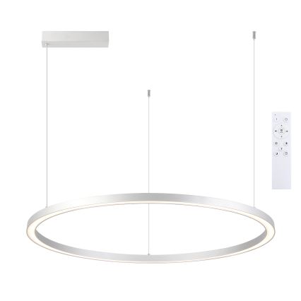 Brilagi - Lampadario LED dimmerabile su cavo PORTOFINO 60W/230V 3000-6000K Ø 80 cm argento + telecomando