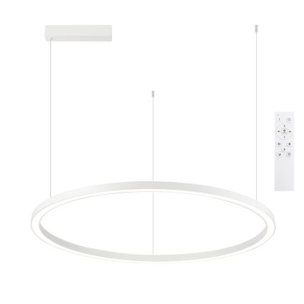 Brilagi - Lampadario LED dimmerabile sospeso a cavo PORTOFINO LED/60W/230V 3000–6000K Ø 80 cm bianco + telecomando