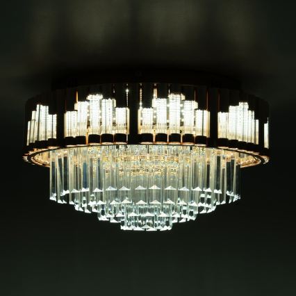BRILAGI - Plafoniera a LED dimmerabile CROWN 41W/230V 3000-6000K Ø 48 cm, dorata + telecomando