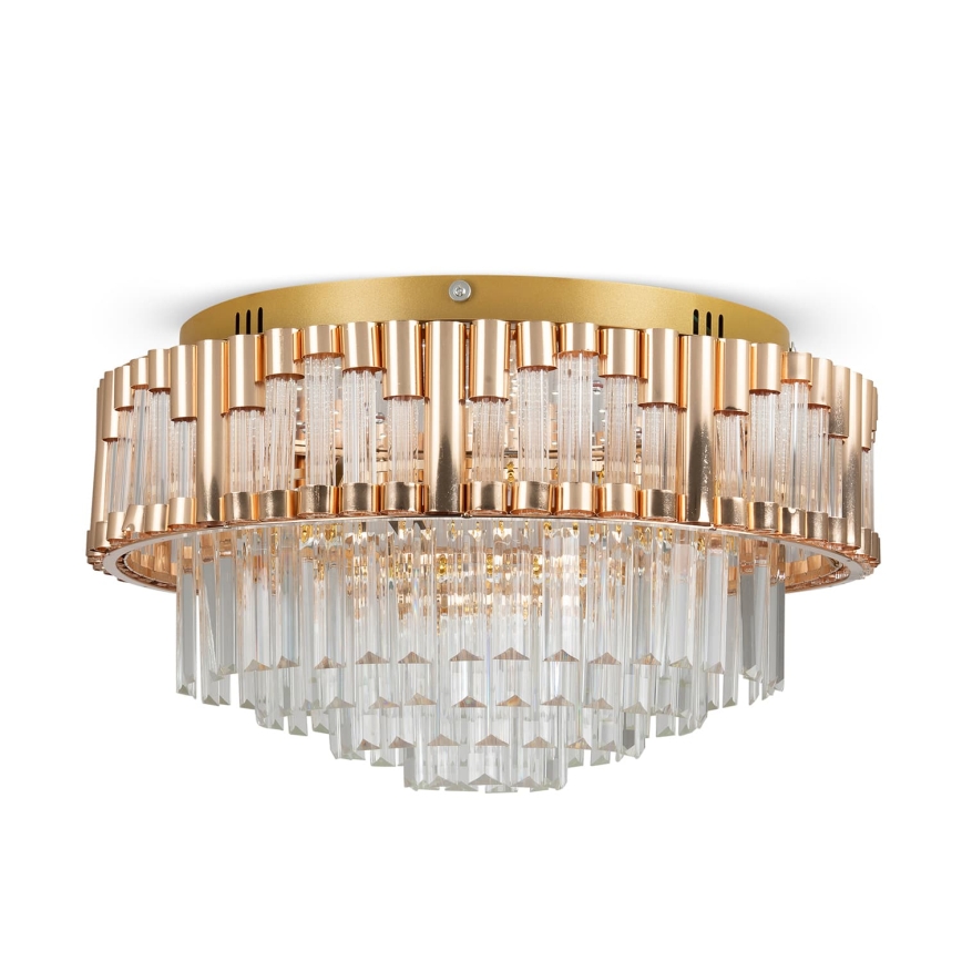 BRILAGI - Plafoniera a LED dimmerabile CROWN 41W/230V 3000-6000K Ø 48 cm, dorata + telecomando