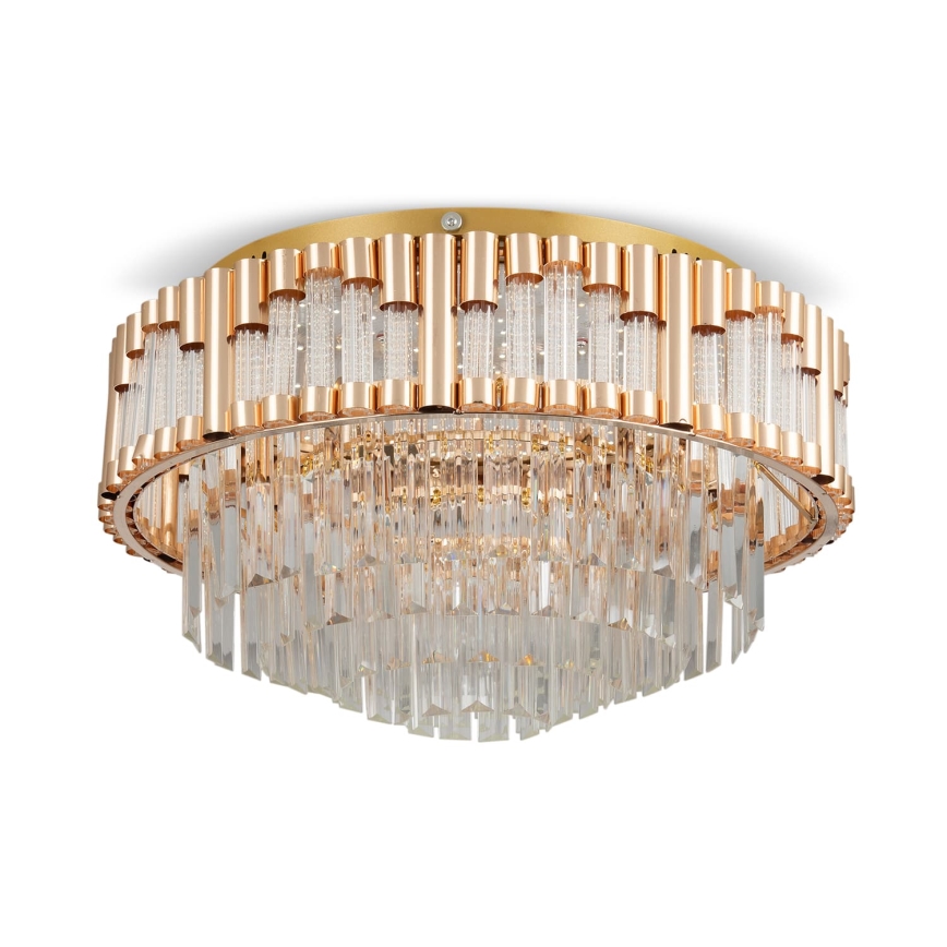 BRILAGI - Plafoniera a LED dimmerabile CROWN 41W/230V 3000-6000K Ø 48 cm, dorata + telecomando