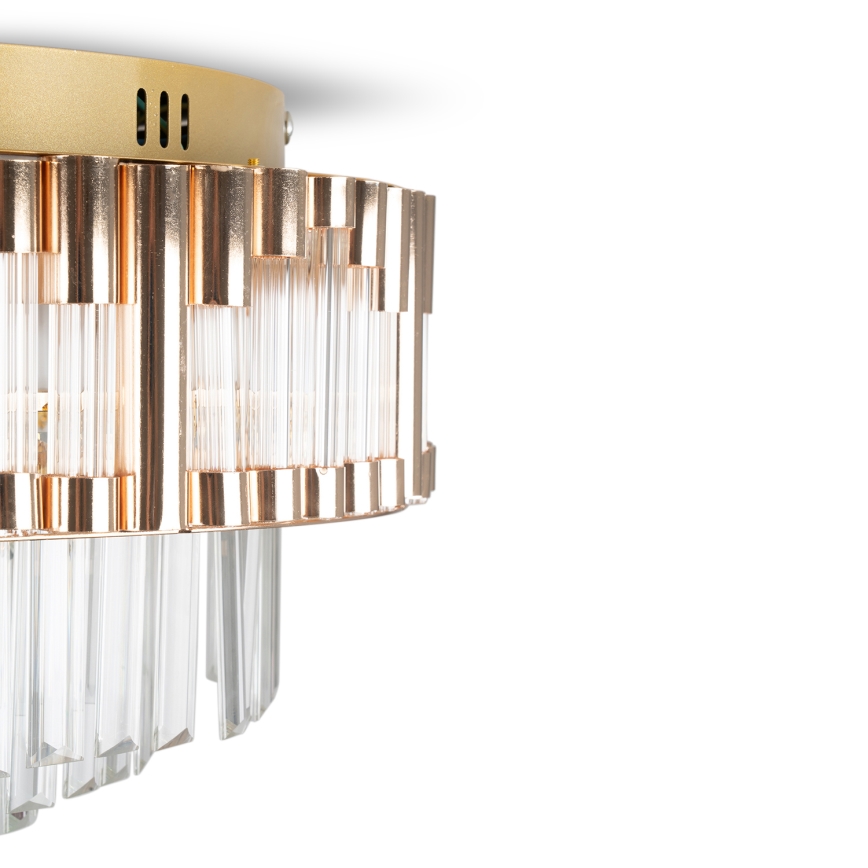 BRILAGI - Plafoniera a LED dimmerabile CROWN 41W/230V 3000-6000K Ø 48 cm, dorata + telecomando