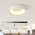 Brilagi - LED dimmerabile. plafoniera FALCON MODERN LED/30W/230V 3000-6000K 40 cm bianco + telecomando