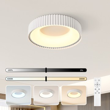 Brilagi - LED dimmerabile. plafoniera FALCON MODERN LED/30W/230V 3000-6000K 40 cm bianco + telecomando