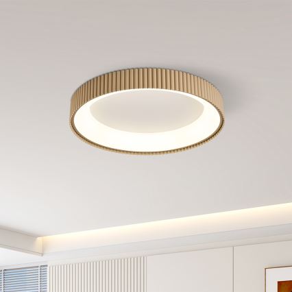 Brilagi - Plafoniera dimmerabile a LED FALCON MODERN LED/30W/230V 3000–6500K Ø 40 cm beige + telecomando