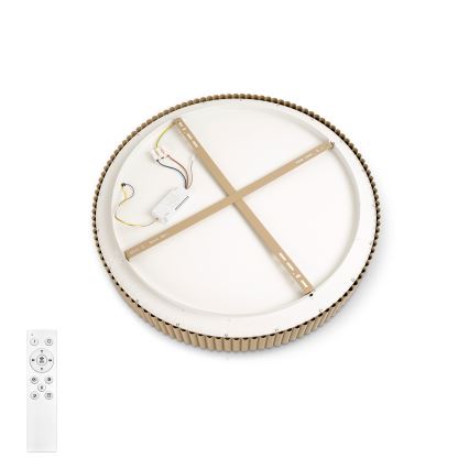 Brilagi - Plafoniera dimmerabile a LED FALCON MODERN LED/30W/230V 3000–6500K Ø 40 cm beige + telecomando