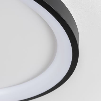 Brilagi - Plafoniera LED dimmerabile FALCON SLIM LED/42W/230V 3000-6500K Ø 50 cm nera + telecomando