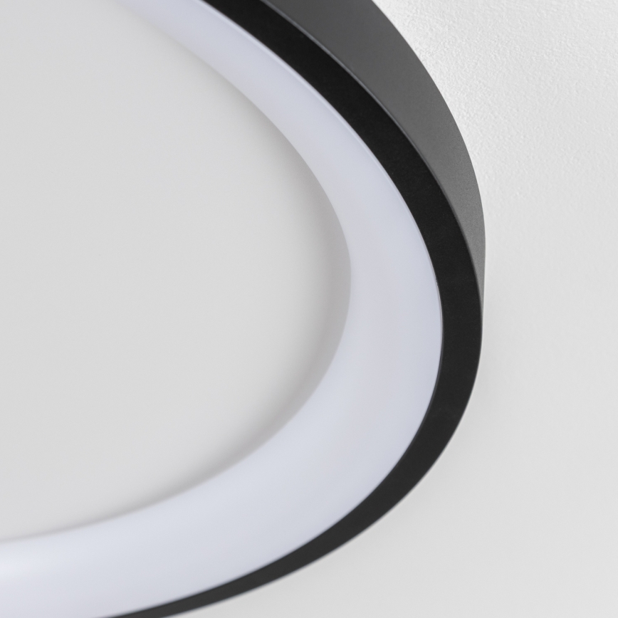 Brilagi - Plafoniera LED dimmerabile FALCON SLIM LED/42W/230V 3000-6500K Ø 50 cm nera + telecomando