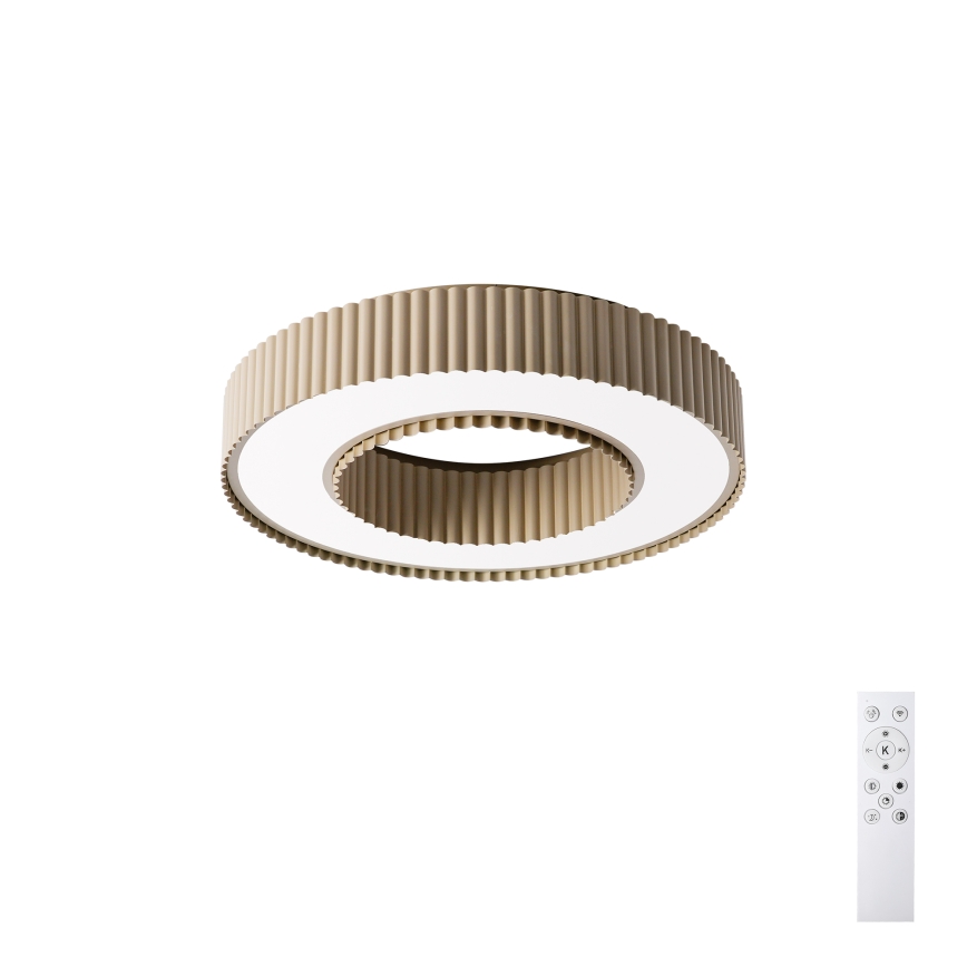 Brilagi - Plafoniera LED dimmerabile LUMIX LED/48W/230V 3000-6000K beige Ø 50 cm + telecomando