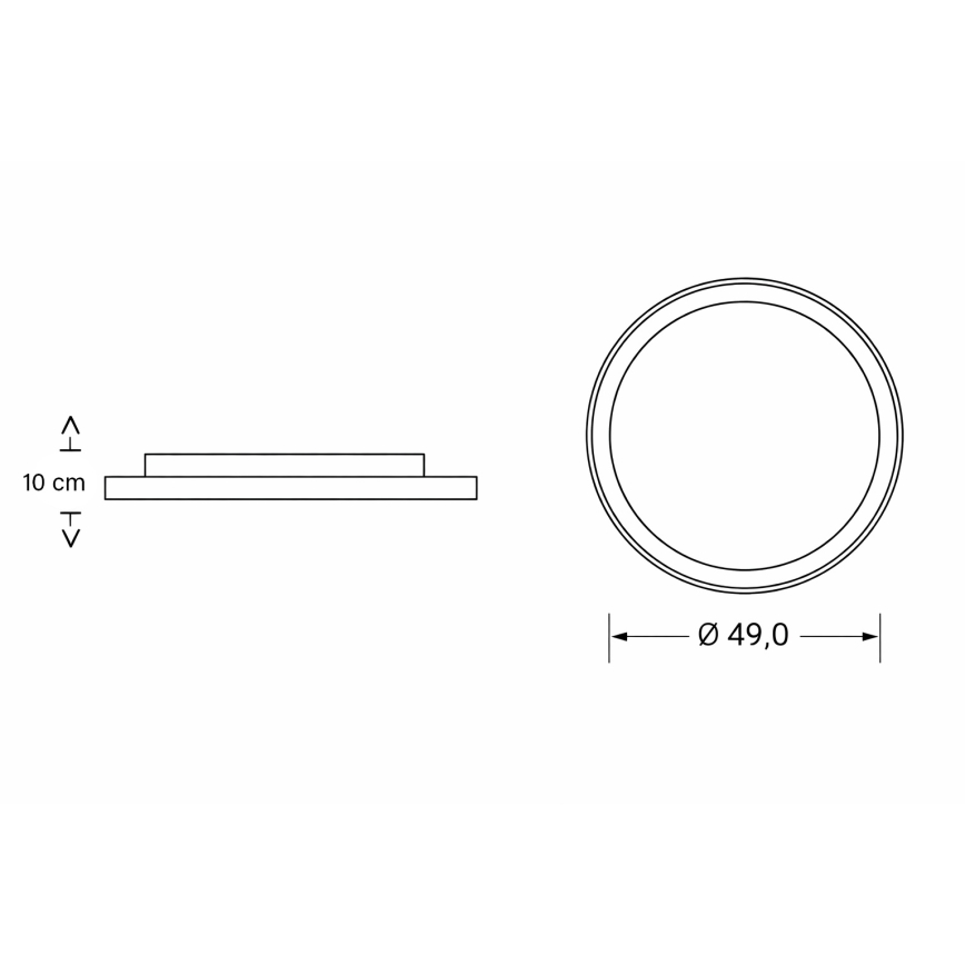Brilagi - Plafoniera LED dimmerabile per bambini BUNNY LED/83W/230V 3000-6000K Ø 49 cm + telecomando