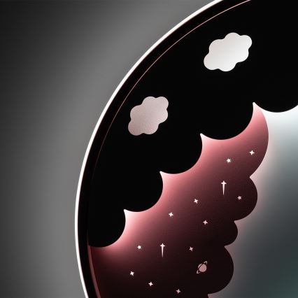 Brilagi - Plafoniera LED dimmerabile per bambini UNICORN LED/68W/230V 3000-6000K diam. 49 cm + telecomando