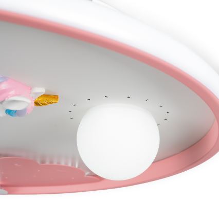 Brilagi - Plafoniera LED dimmerabile per bambini UNICORN LED/68W/230V 3000-6000K diam. 49 cm + telecomando