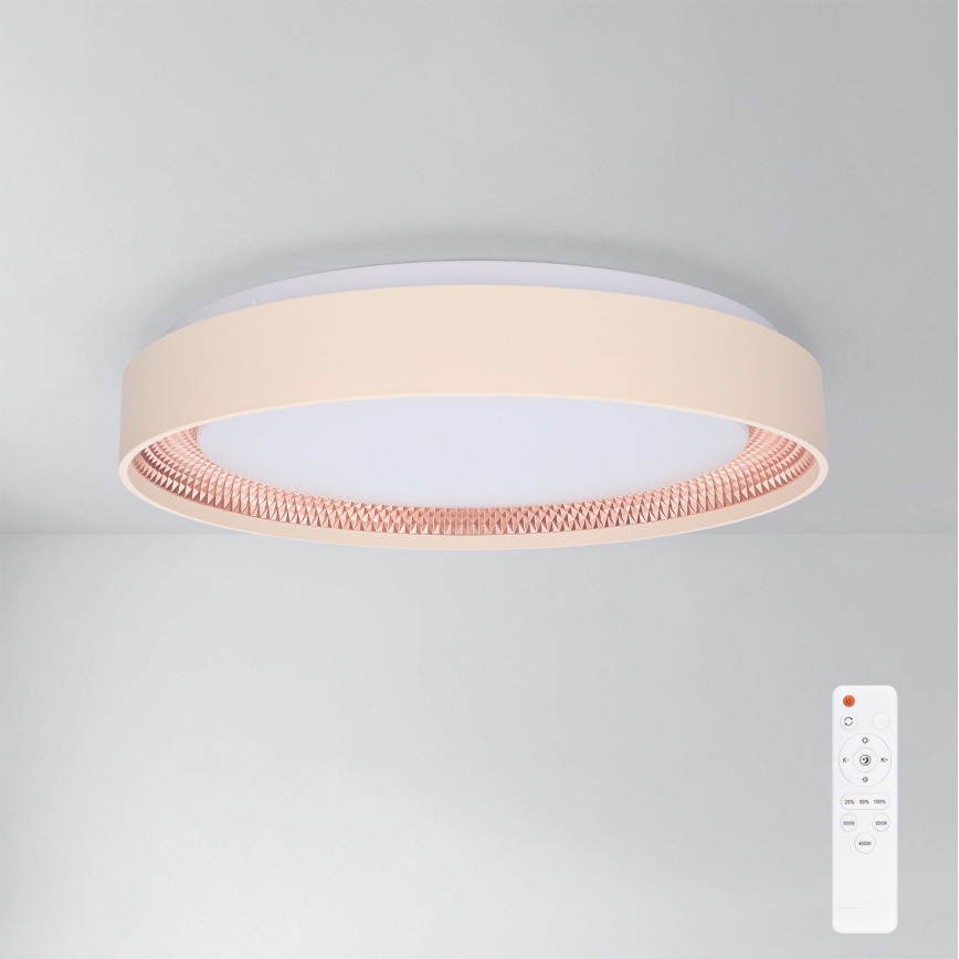 Brilagi - Plafoniera LED dimmerabile WALDO LED/48W/230V 3000-6500K Ø 40 cm beige/oro + telecomando
