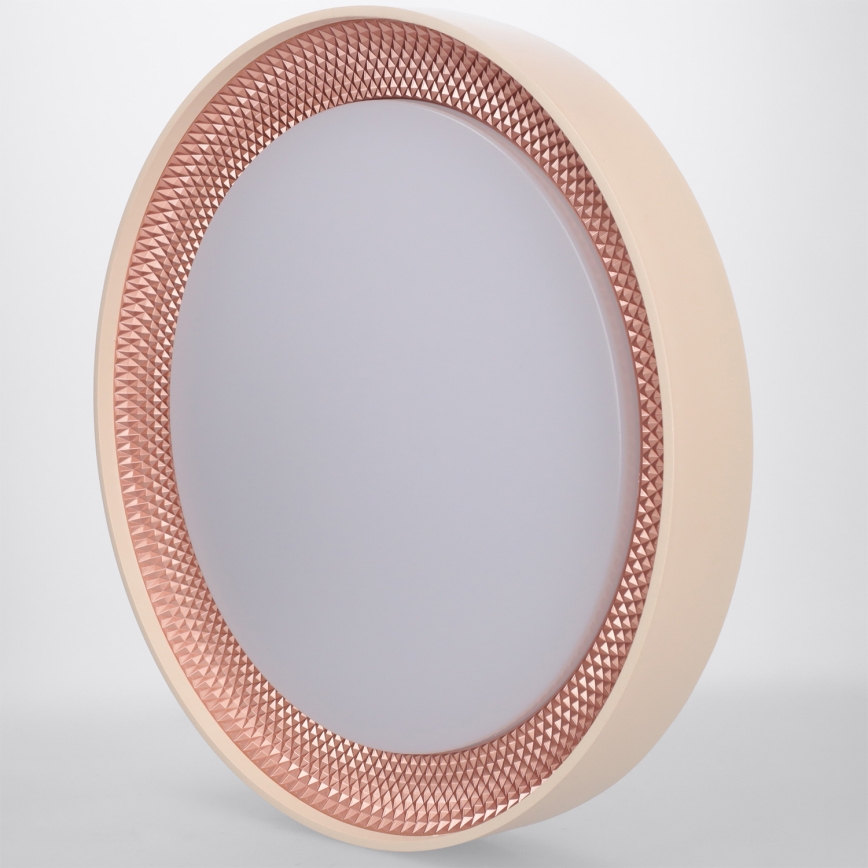 Brilagi - Plafoniera LED dimmerabile WALDO LED/48W/230V 3000-6500K Ø 40 cm beige/oro + telecomando
