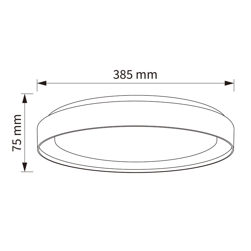 Brilagi - Plafoniera LED dimmerabile WALDO LED/48W/230V 3000-6500K Ø 40 cm beige/oro + telecomando
