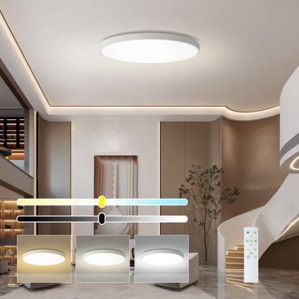 Brilagi - Plafoniera LED dimmerabile POOL SMART LED/180W/230V 3000-6000K Ø 120 cm Wi-Fi Tuya bianco + telecomando