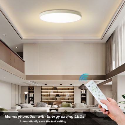 Brilagi - Plafoniera LED dimmerabile POOL SMART LED/180W/230V 3000-6000K Ø 120 cm Wi-Fi Tuya bianco + telecomando