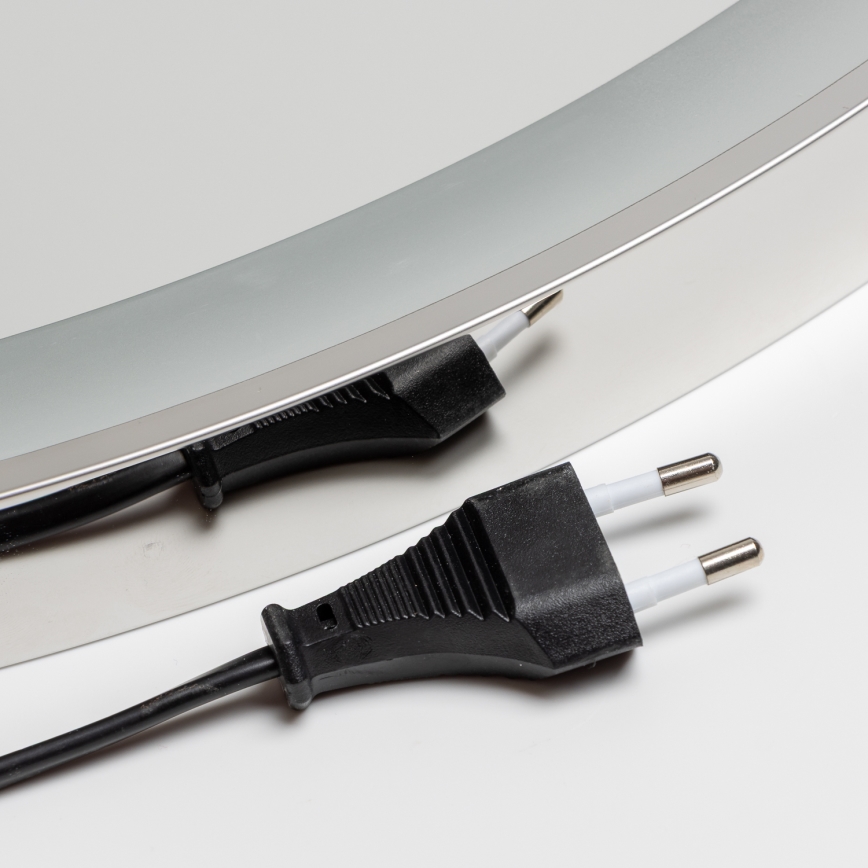 Brilagi - Specchio da bagno riscaldato a LED dimmerabile con retroilluminazione ALU PRO LED/18W/230V Ø 60 cm 3000/4000/6500K IP44 cromo lucido CRI 90