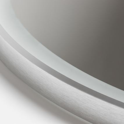 Brilagi - Specchio riscaldato da bagno LED dimmerabile con retroilluminazione ALU PRO LED/18W/230V Ø 60 cm 3000/4000/6500K IP44 cromo opaco CRI 90