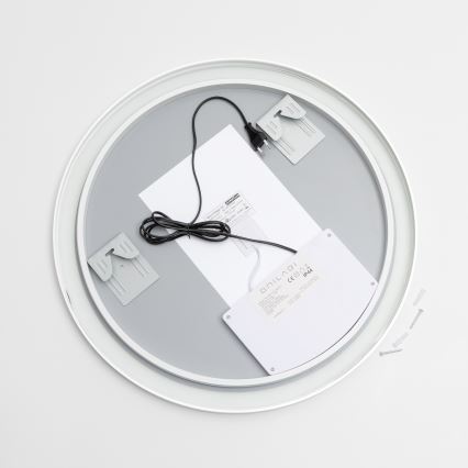 Brilagi - Specchio riscaldato da bagno LED dimmerabile con retroilluminazione ALU PRO LED/18W/230V Ø 60 cm 3000/4000/6500K IP44 cromo opaco CRI 90