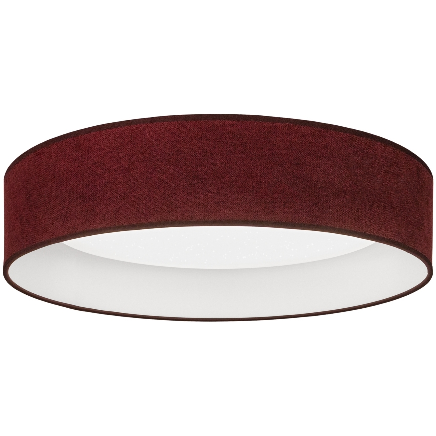 Brilagi - Plafoniera LED dimmerabile VELVET SMARTIX STARS LED/36W/230V 3000-6000K Ø 55 cm bordeaux Wi-Fi Tuya Beacon + telecomando