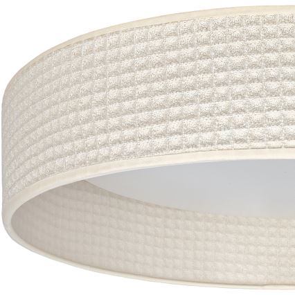 BRILAGI - Plafoniera LED dimmerabile VELVET SMARTIX LED/36W/230V 3000-6000K Ø 55 cm crema Wi-Fi Tuya Beacon + telecomando